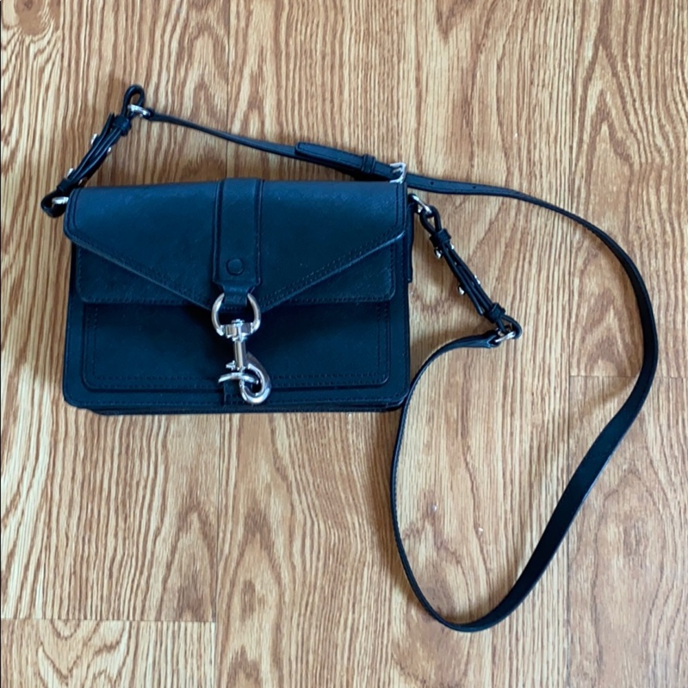 Rebecca Minkoff Black Hudson Moto Mini